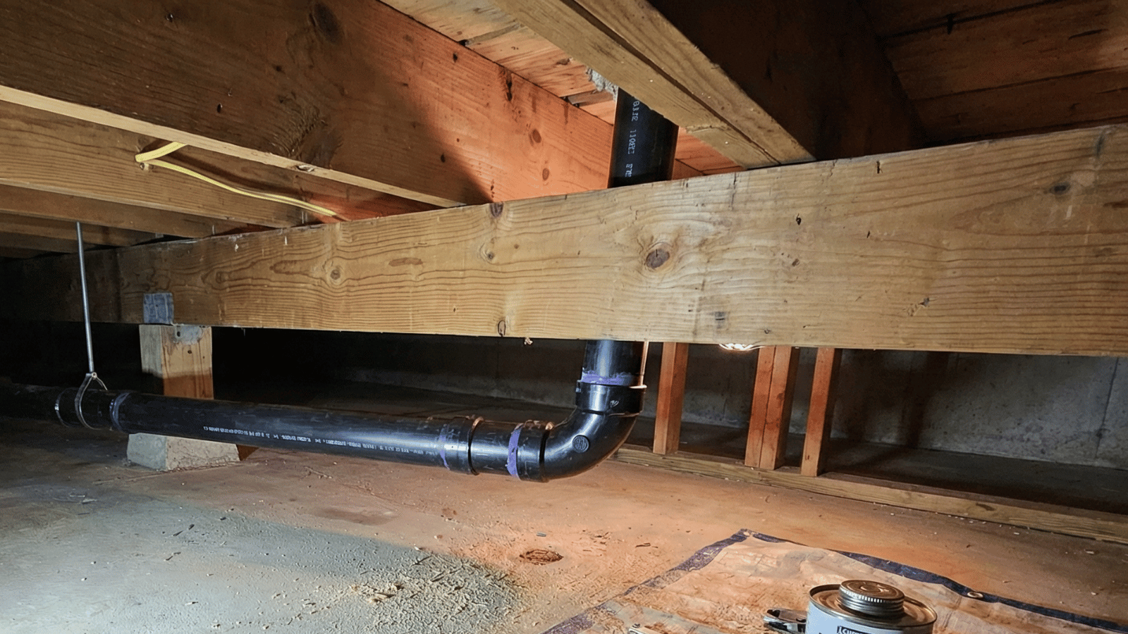 crawlspace plumbing repair